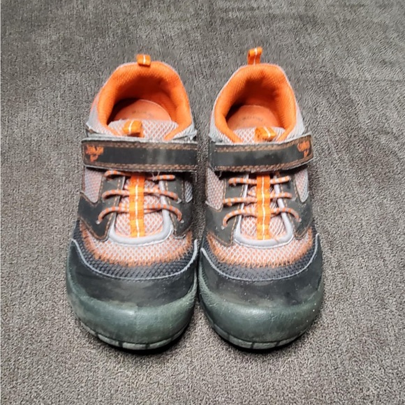 OshKosh Grey and Orange Velcro Shoes - Picture 2 of 2